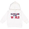thumbnail image 2 of Inktastic Cleveland Vs. the World Blue and Red with Baseball Toddler Hoodie, 2 of 4