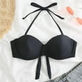 thumbnail image 2 of Bikini Top Women's Bow Tie Underwire Push Up Swimsuit Women's, 2 of 4