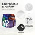 thumbnail image 4 of Saiise inside out 2 Print Women's Shorts Hiking Athletic Shorts Yoga Lounge Active Workout Running Shorts Casual with Pockets 2.5", 4 of 7