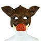 thumbnail image 5 of Máscara de jabalí de Halloween Máscara de cabeza de cerdo Vestirse Accesorios para fotos Juego de roles Cara de animal Marrón jinwen Cubierta facial, 5 of 8
