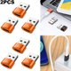 thumbnail image 5 of Adaptador OTG 6A Type-C a USB3.0 para PC (3 piezas) Naranja, 5 of 7