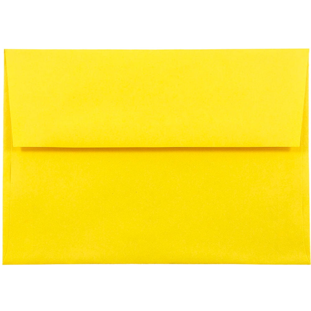 JAM A8 Envelopes, 5 1/2 x 8 1/8, Yellow, 25/Pack - Walmart.com