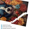 thumbnail image 3 of Naloa Cute Colorful Flower French Bulldog Custom Puzzles Personalized Puzzle 1000 Pieces from Photo Custom Jigsaw Puzzle for Wedding, Graduation, (29.5×19.7in, Vertical), 3 of 9