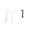 thumbnail image 1 of Mesita de noche,Mesa auxiliar de acrílico transparente,mesa auxiliar transparente de 2 niveles,Figura de escritorio,Figuritas africanas,artesanías,artículos de escritorio, 1 of 8