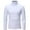 White, variant on Mens Turtleneck Long Sleeve Shirts Mens Turtleneck Long Sleeve Solid Colour Stretch Slim Fit Bottoming Top Blouse Mens Long Sleeve Shirts