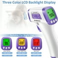 thumbnail image 4 of eZthings Heavy Duty Professional Non-Contact Infrared Forehead Thermometer for Adults and Children (Multi, LCD Buttons), 4 of 5