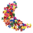 thumbnail image 2 of 200Pcs Colorful Wooden Letters Wooden Alphabet Decors Decorative Wooden Letters Ornaments, 2 of 8