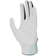 thumbnail image 2 of Jordan Fly Select Men's Baseball Batting Gloves, White/Light Blue, Size Medium – Pro Grip & Flex Fit, 2 of 3