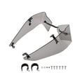 thumbnail image 3 of harayaa 2Pcs Motorcycle Side Spoiler Acrylic Replace Fixed Wing Deflector Fitting Lower Gray, 3 of 8