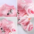 thumbnail image 2 of Pet Christmas Outfits 4-legged Cartoon Pattern Costume Small And Medium Cold Weather Jumpsuit, 2 of 11