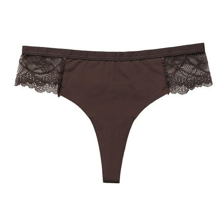 

Women Panties Tummy Control Leopard Lace G String Pants Ice Silk Low Waist Close Fitting Seamless Underpants Underwear