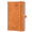 Brown, variant on POPRUN Monthly Planner 2027-2028, Small-4" x 6.25" (Jan 27-Dec 28), 2 Year Pocket Calendar Book for Purse, Inner Pocket, Leather Hardcover, Petrol