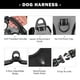 thumbnail image 4 of Arnés para perros PHOEPET, chaleco reflectante con clip frontal, talla M, gris, 4 of 6