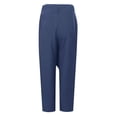 thumbnail image 3 of Birdeem Womens Casual High-Waist Strapped Solid Color Trousers, 3 of 5