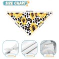 thumbnail image 6 of Dog Bandana 2 Pack,Leopard Sunflower Pattern Bandanas for Dogs,Cat Bandana,Small/ Large Dog Bandana 2 Size,Dog Bandanas, 6 of 6