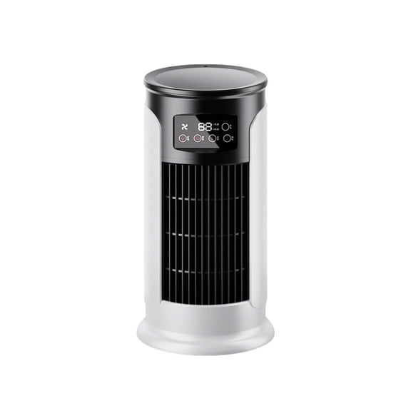 USB Powered 6-Speed Desktop Evaporative Air Cooler, Portable Timing Misting Humidifier Fan for Bedroom Office Dorm Travel