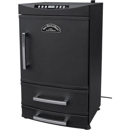 Landmann USA Smoky Mountain 32-in Electric Smoker with Two Drawer Access 20.75L 20W 33H