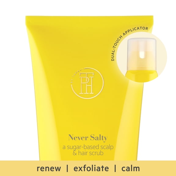 TPH BY TARAJI Never Salty Exfoliating Sugar Scalp Scrub with Apple Cider Vinegar, Sugar Crystals, Coconut & Peppermint Oils, 6.7 oz. (Pack of 3)