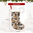 thumbnail image 4 of Salouo Cute Puppy Print Christmas Stockings,Large Xmas Stocking Set of 1 Holiday and Farmhouse Stocking for Christmas Holiday Party Decoration(17.7*11 Inch), 4 of 7