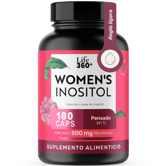 Inositol | LIFE360+ | 180 Cápsulas| WOMEN`S INOSITOL | 180 Porciones