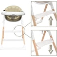 thumbnail image 2 of Silla Alta Periquera Motek Omy de Madera Cobertor Plegable beige, 2 of 8