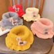 thumbnail image 2 of New Baby Knitted Scarf Cartoon Wool Giraffe Ruffle Neck Warmer Girls Kids Accessories Collar Circle Outdoor Winter Warm Scarves, 2 of 6