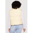 thumbnail image 4 of Women's Plus Size Drawstring Hem Zip Front Puffer Vest, 4 of 4