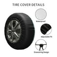thumbnail image 4 of Kdxio Puppy Licks Nose for Tire Cover Wheel Protectors Tyre Covers Weatherproof Wheel Covers Universal Fit for Trailer Rv SUV Truck Camper Travel Trailers 15 inch, 4 of 8