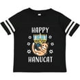 thumbnail image 3 of Inktastic Happy Hanucat with Menorah Boys or Girls Toddler T-Shirt, 3 of 5