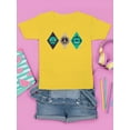 thumbnail image 3 of Alien Peace Trio Emoji - Futuristic Symbol Art Design Youth's T-shirt, 3 of 4