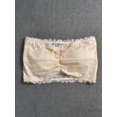 thumbnail image 4 of Elegant Plus Size Wireless Strapless Bandeau Bra with Mini Bow and Lace Detailing, 4 of 7