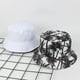 thumbnail image 3 of Nvzi Sombrero de pescador unisex con diseño de árbol de coco, sombrero de playa de verano, sombrero de sol de doble uso para exteriores, blanco, 3 of 4