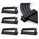 thumbnail image 1 of 100 clips autoadhesivos para gestión de cables, soporte para cables, organizador de cables fuerte y autoadhesivo para escritorio, hogar y oficina, 1 of 6
