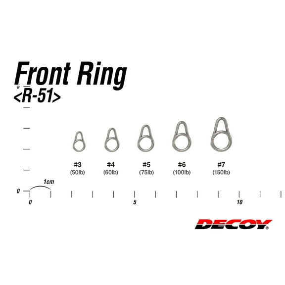Decoy Front Ring R-51 for Plugging and Jigging