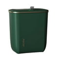 thumbnail image 2 of Fufafayo under $5 Kitchen Compost Bin for Counter Top or Under Sink, Hanging Small Kitchen Trash Can with Lid, Wall Mounted Waste Basket Bin Garbage Can for Bathroom, 2 of 7