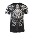 thumbnail image 2 of Konflic Men's Knight Armor Sword T-Shirt Black, Small, 2 of 2