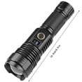 thumbnail image 3 of BFSAUHA Rechargeable LED Flashlights High Lumens Tactical Flashlight with Zoomable Super Bright Waterproof Flashlights, 3 of 9