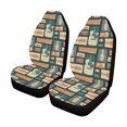 thumbnail image 1 of Acoustic Guitar Pattern Print Design 02 Universal Fit Car Seat Covers, 1 of 2