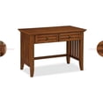 thumbnail image 4 of Bowery Hill Student Desk Style 2-Drawer Wood Desk in Cottage Oak, 4 of 10