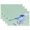 B334, variant on Ryvnso Placemats Set of 4 Bird Lavender Flower Dining Mats Heat-Resistant Non-Slip Washable Table Mat
