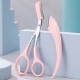 thumbnail image 2 of Tondeuse à Sourcils Professionnelle Ciseaux avec Peigne Rasoir à Sourcils en Acier Inoxydable pour Femmes Combo, 2 of 6