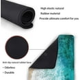 thumbnail image 4 of Beach Ocean Coastal Extended Mouse Pad 35.4x15.7 Inch Sea Wave Cool Summer XXL Non-Slip Rubber Base Large Teal Blue Green Mousepad Stitched Edges Keyboard Mouse Mat Desk Pad for Office Home Game, 4 of 7