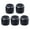 Black, variant on 7829 10Pcs Metal Potentiometer Control Knob 6mm Shaft Hole Volumes Control Rotary Knob Replacement Guitar Pedal Knobs