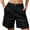 Black, variant on Ltctricy Cargo Shorts for Women High Waisted Knee Length Bermuda Shorts Summer Casual Shorts with Pockets