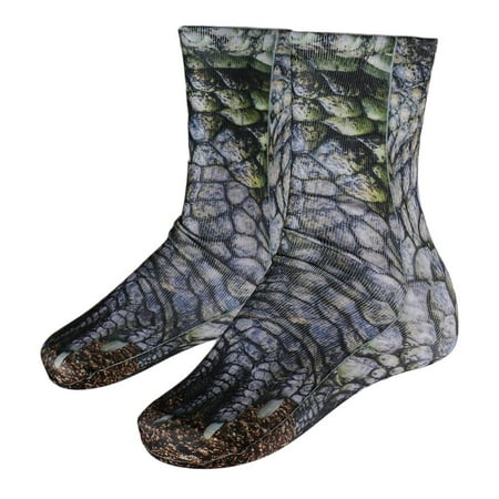 

Novelty Funny Animal Feet Socks Sublimated 3D Socks For Unisex Adult Dinosaur