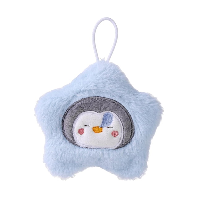 Bolsa calentadora de manos portátil con llavero, funda para bolsa calentadora de manos, juguete de felpa de dibujos animados para invierno al aire Pingüino Sunnimix bolsa calentadora portátil