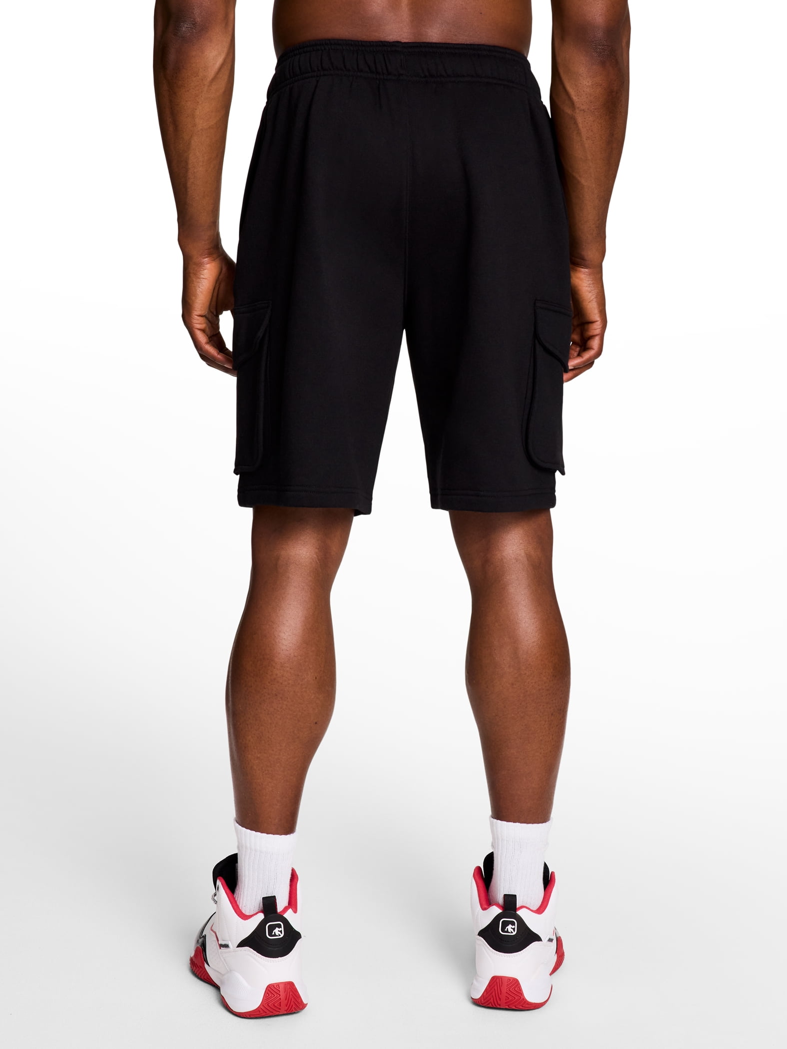 AND1 Men's and Big Men's Ultimate Cargo Short, 10" Inseam, up to Size 3XL