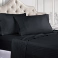 thumbnail image 2 of Superior 300 Thread Count Egyptian Cotton Pillowcases, Navy Blue, King, 2 of 9