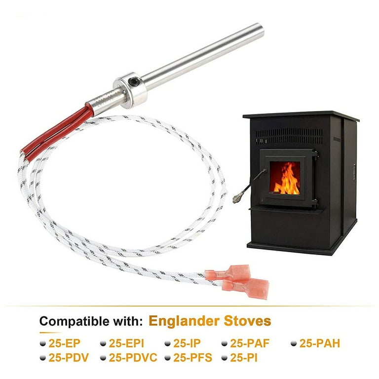 PU-CHA Pellet Stove Ignitor Ignitor Hot Rod Starter 300 Watts For Englander  Part - Walmart.com