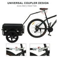thumbnail image 4 of PEXMOR Bike Cargo Trailer, Bicycle Wagon Trailer W/Universal Coupler & Waterproof Cover, 4 of 9
